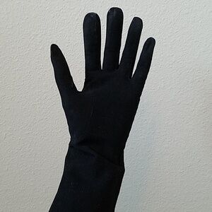 Black Suede Gloves